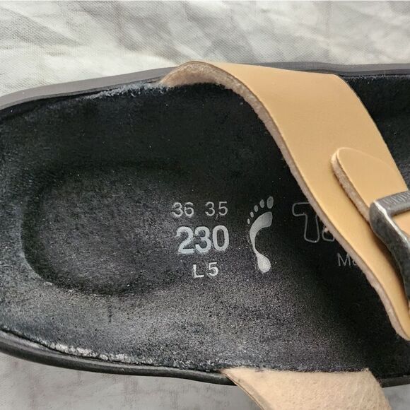 Tatami by Birkenstock 2 Strap Leather Sandal Size 36 - Picture 6 of 6